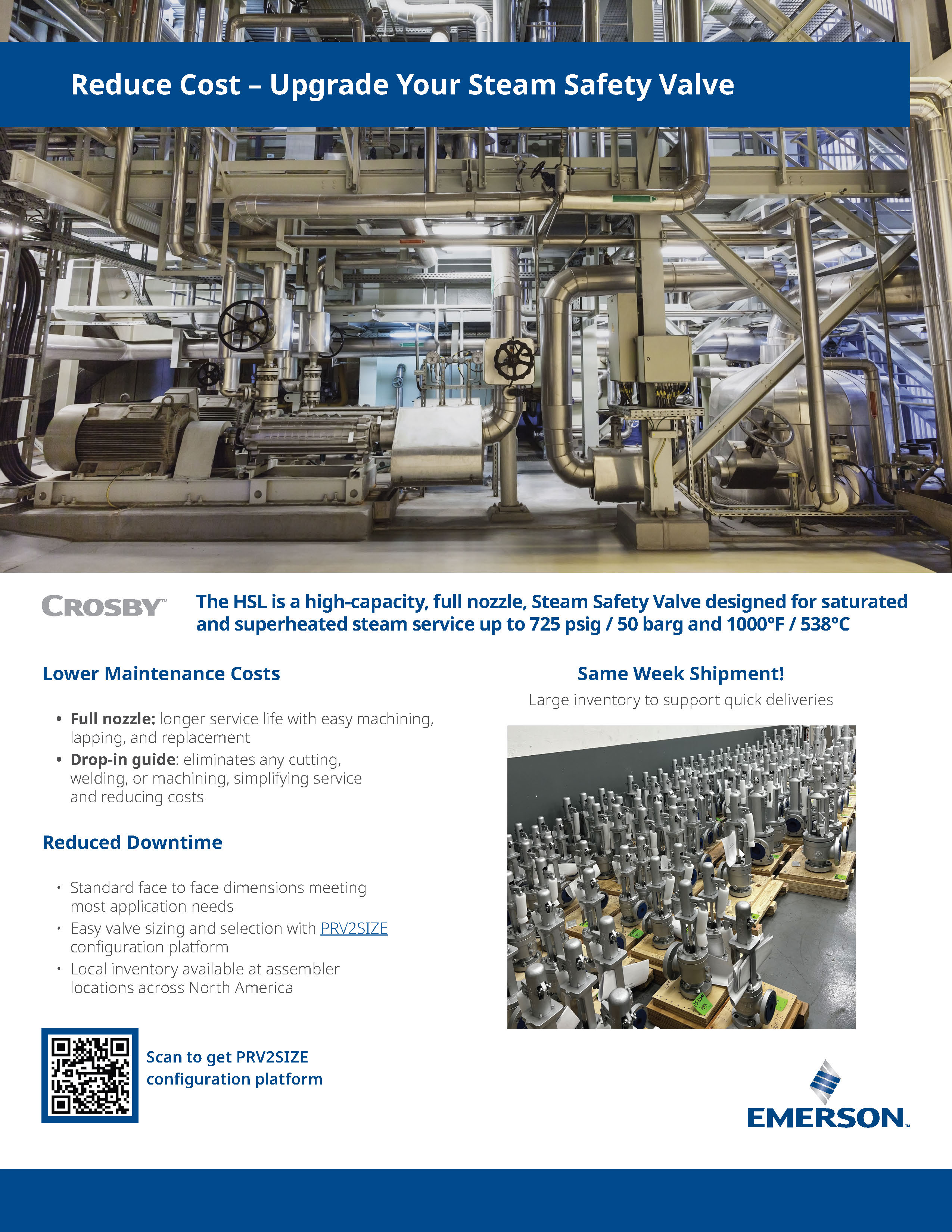 Crosby H Series Direct Spring Safety Valves